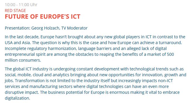 Future of Europe's ICT